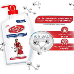 Sữa tắm Lifebuoy bảo vệ khỏi vi khuẩn vượt trội 10 800g