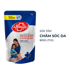 Sữa tắm Lifebuoy chăm sóc da dạng túi 800g