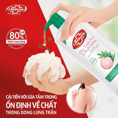 Sữa tắm Lifebuoy Detox dầu tràm trà & muối hồng 800g