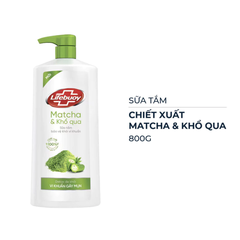 Sữa tắm Lifebuoy Detox Matcha & khổ qua 800g