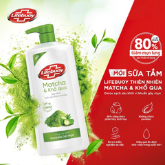 Sữa tắm Lifebuoy Detox Matcha & khổ qua 800g