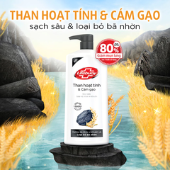 Sữa tắm Lifebuoy Detox than hoạt tính & cám gạo 800g