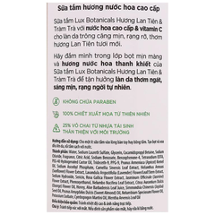 Sữa tắm Lux Botanicals hương lan tiên và tràm trà 570g