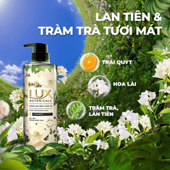 Sữa tắm Lux Botanicals hương lan tiên và tràm trà 570g