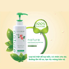 Sữa tắm Naris Nature dịu nhẹ hương hoa tươi mát 500ml