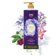 Sữa Tắm On: The Body dưỡng ẩm hương quyến rũ Perfume Violet Dream 500g/1000g