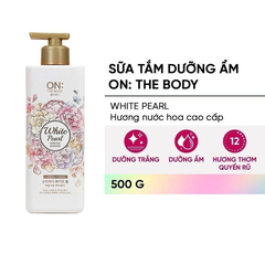 Sữa Tắm On: The Body dưỡng ẩm hương thư giãn Perfume White Pearl 500g/1000g