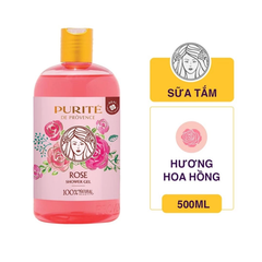 Sữa tắm Purité dưỡng da mềm mịn hương Hoa Hồng 500ml/850ml/1100ml