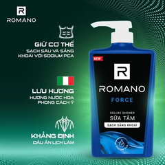 Sữa tắm Romano hương nước hoa Force 650g