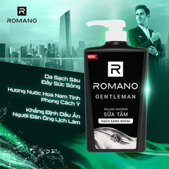 Sữa tắm Romano hương nước hoa Gentleman 650g