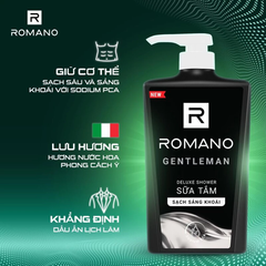 Sữa tắm Romano hương nước hoa Gentleman 650g