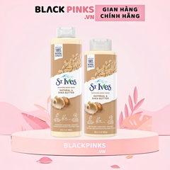 Sữa tắm St.Ives dưỡng ẩm da yến mạch và bơ hạt mỡ 473ml/650ml