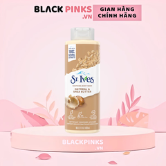 Sữa tắm St.Ives dưỡng ẩm da yến mạch và bơ hạt mỡ 473ml/650ml