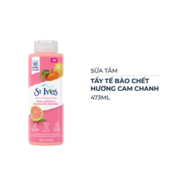 Sữa tắm St.Ives tẩy tế bào chết hương cam chanh 473ml/650ml
