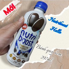 Sữa trái cây Nutriboost bánh quy kem 297ml