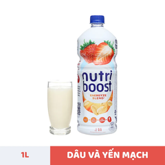 Sữa trái cây Nutriboost dâu và yến mạch 1L