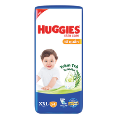 Tã dán/quần Huggies Skincare size L68/M42/M76/L38/XL32/XXL28/XXXL22/L68/XL60/XXL54 cho bé từ 6 - 19kg