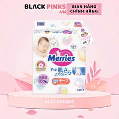 Tã dán/quần Merries nhập khẩu Nhật Bản size NB76/S70/M56/L48/XL40/M52/L44/XL38/XXL26 cho bé từ dưới 5kg - 28kg