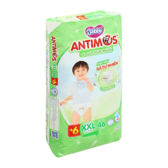 Tã quần Bobby Antimos xua muỗi size M 52/L 50 + 2/XL 48 + 4/XXL 46 + 6 Miếng dành cho bé từ 6 - 25kg