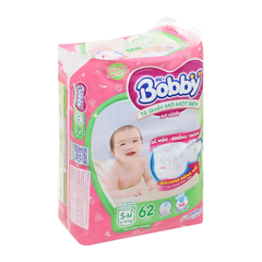 Tã quần mở một bên Bobby size NB-S 74 miếng/S-M 62 miếng dành cho bé từ 3 - 10kg