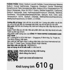 Tắm gội 2 trong 1 Romano Gen Z hương Forest Cedar 610g