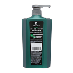 Tắm gội 2 trong 1 Romano hương nước hoa Classic 650g