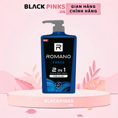 Tắm gội 2 trong 1 Romano hương nước hoa Force 650g
