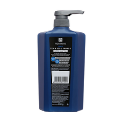 Tắm gội 2 trong 1 Romano hương nước hoa Force 650g