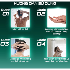 Tắm gội 2 trong 1 Romano hương nước hoa Force 650g