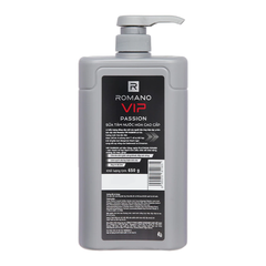 Tắm gội 2 trong 1 Romano Vip hương Passion 650g