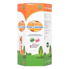 Thạch Natulife True Calcium hỗ trợ xương răng chắc khỏe 20 gói cho bé từ 1 tuổi
