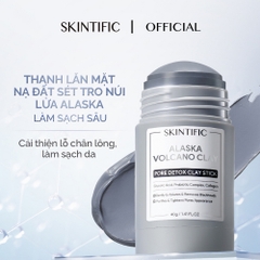 Thanh lăn mặt nạ đất sét Skintific tro núi lửa sạch sâu 40g