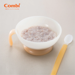 Thìa ăn cao cấp Combi kèm hộp màu cam - 81008/màu xanh - 81238