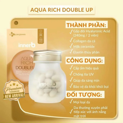 Thực phẩm bảo vệ sức khỏe InnerB Aqua Rich DoubleUp 56 Viên