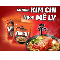 Thùng 10/40 gói mì cay Shin kim chi Nongshim gói 120g