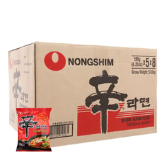 Thùng 10/40 gói mì cay Shin Ramyun Nongshim gói 120g