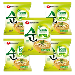 Thùng 10/40 gói mì chay Soon veggie Nongshim 112g