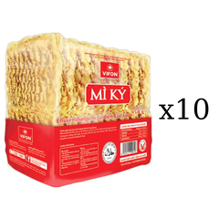 Thùng 10 gói mì ký không có gói gia vị Vifon 950g