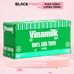 Thùng 12/48 hộp sữa tươi tiệt trùng Vinamilk có đường 110ml/180ml/1l