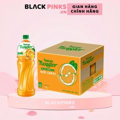 Thùng 12 chai nước cam ép Twister 1L