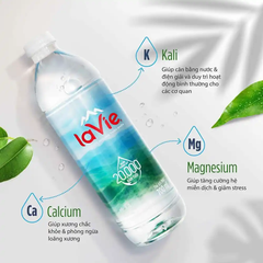Thùng 12 chai nước khoáng thiên nhiên La Vie 700ml