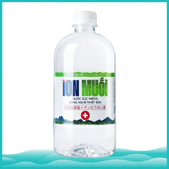 Thùng 12 chai nước muối súc miệng I-on Fujisalt hương bạc hà 680ml