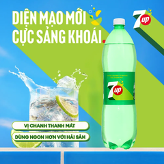 Thùng 12 chai nước ngọt 7Up 1.5L