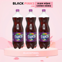 Thùng 12 chai nước ngọt Fanta nho 1.5L