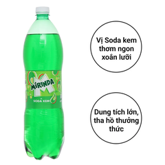 Thùng 12 chai nước ngọt Mirinda soda kem 1.5L