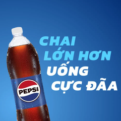 Thùng 12 chai nước ngọt Pepsi Cola 1.5L