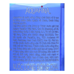 Thùng 12 chai nước uống tinh khiết Aquafina 1.5L