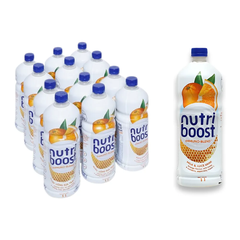 Thùng 12 chai sữa trái cây NutriBoost cam mật ong 1L