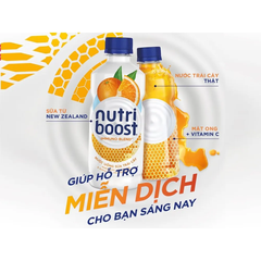 Thùng 12 chai sữa trái cây NutriBoost cam mật ong 1L