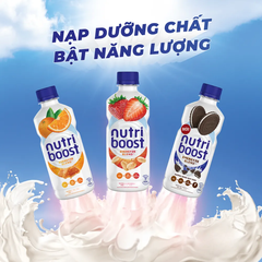 Thùng 12 chai sữa trái cây NutriBoost cam mật ong 1L